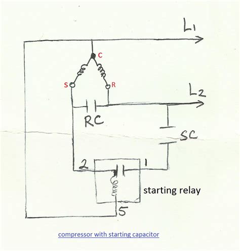 refrigerator compressor wiring schematic robhosking diagram