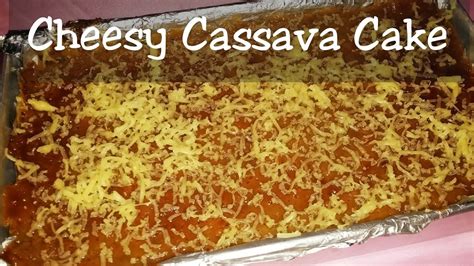 how to make cassava cake bibingkang kamote youtube