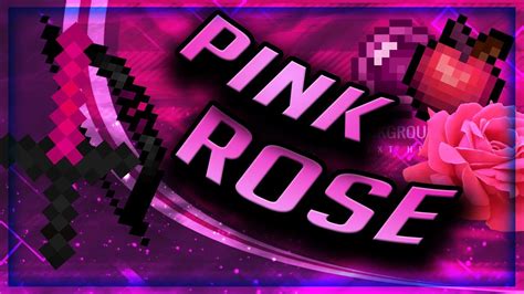 pink rose pvp pack  fps minecraft texture packs youtube