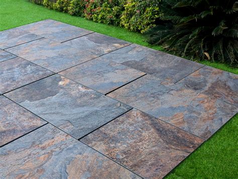 rustic porcelain paving  porcelain patio paving nustone