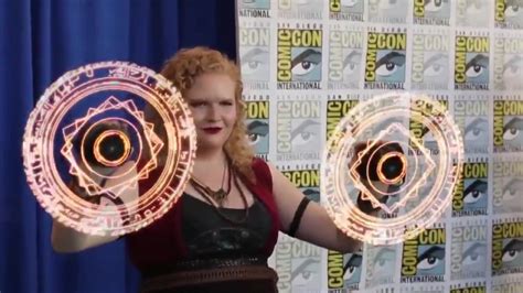 cosplayer melissa troutt with doctor strange magic spell display using led fan perfect porn movie
