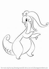 Goodra Pokemon Coloring Drawing Pages Colouring Drawings Pikachu Draw Learn Choose Board sketch template