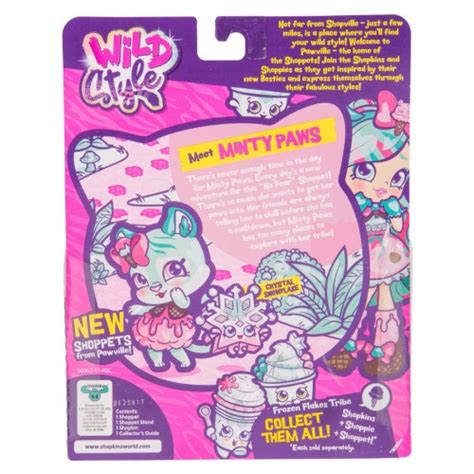 order shopkins wild style shoppet minty paws shopkins delivered