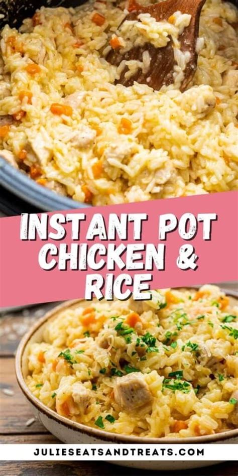 Instant Pot Chicken And Rice Recipe One Pot Meal Julie S Eats