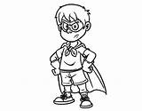 Coloring Superboy Colorear Praying Coloringcrew Heroes Dibujo Pages Children sketch template