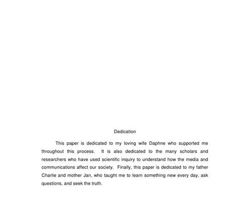 dedication examples  thesis papers   format