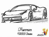 Coloring Ferrari Pages 458 Colouring Printable Cars Boys Pounding Race Heart Comments Coloringhome источник sketch template