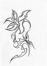 Tribal Flower Drawings Deviantart sketch template