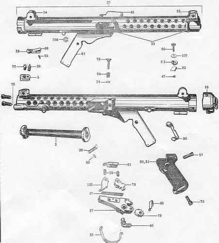 sterling  machine gun diagrams handbook images anh blastech
