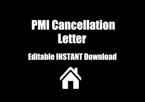 pmi cancellation letter editable  pmi letter etsy