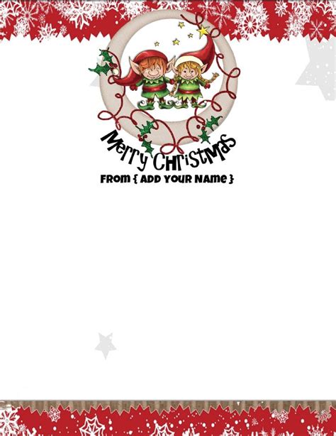 personalized christmas stationery