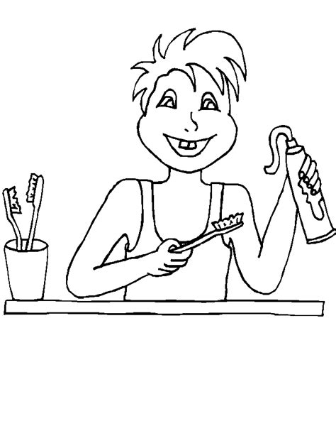 dental coloring page coloring home