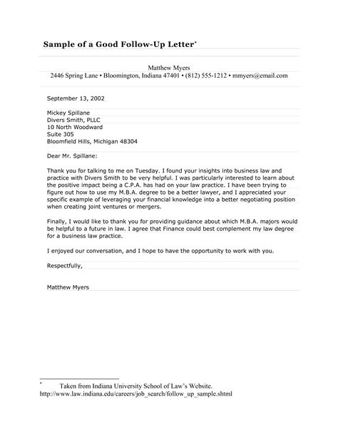 professional business followup letter   write  professional