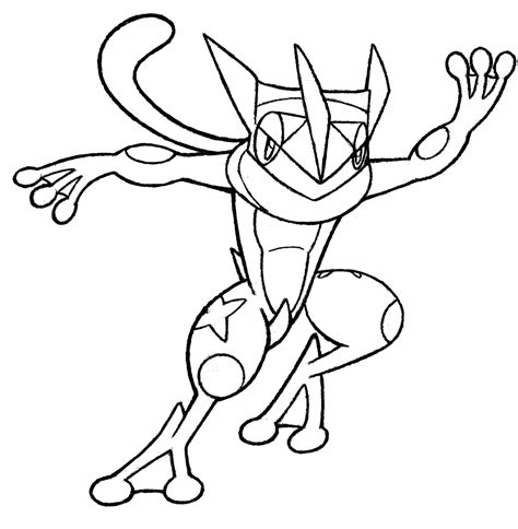 mgreninja xy coloring pages coloring pages