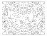 Pokemon Lotad Coloring Template sketch template