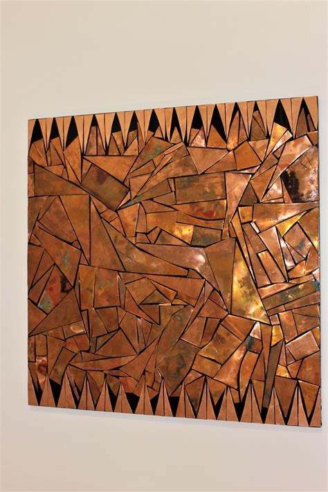 abstract picture home  copper art