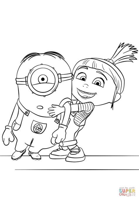 minions  gru coloring page coloring pages