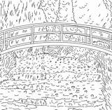Coloring Pages Monet Claude Kids Sheets Colouring Coloriage Da Painting Water Coloriages Giverny Lilies Dessin Di Tableau Garden Artist Printable sketch template