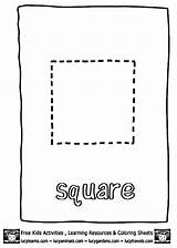 Square Coloring Pages Color Kids Print sketch template