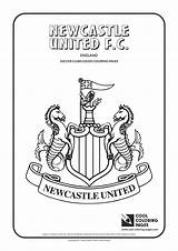 Newcastle Coloring Pages United Logo Man Soccer Logos Cool Chivas Clubs Colouring Printable Utd Template Fc Sheets Club Print Color sketch template