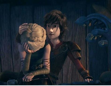 hiccup and astrid on the bed how train your dragon how to train