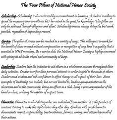 writing  letter  recommendation national honor society college
