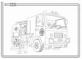 Brandweerwagen Brandweerman Kiezen Bord sketch template