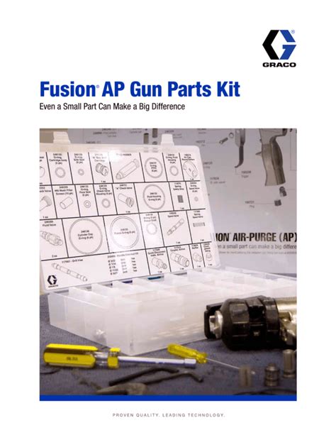 en  fusion ap gun parts kit
