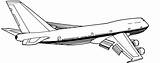 Flugzeug Ausmalbild Malvorlagen Flugzeuge Malvorlage Passagierflugzeug Kinderbilder Streifen sketch template