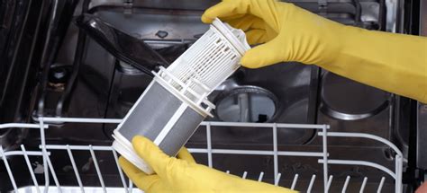 dishwasher photo  guides cleaning dishwasher filter samsung