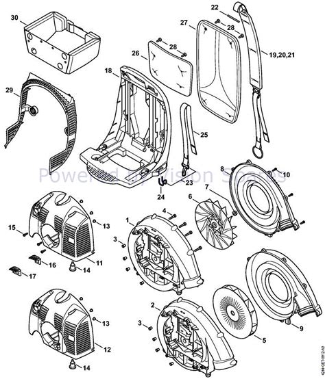 stihl br  parts diagram wiring