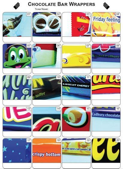 chocolate bar wrappers picture quiz pr bar wrappers chocolate