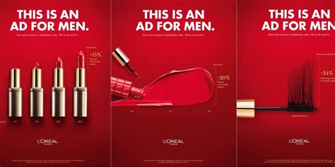 this is for men l oreal paris unveils clever ads calling for more
