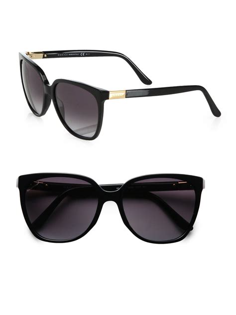 Gucci Wayfarer Sunglasses In Black Lyst