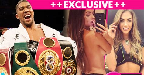 anthony joshua vs alexander povetkin stunning ring girls for fight