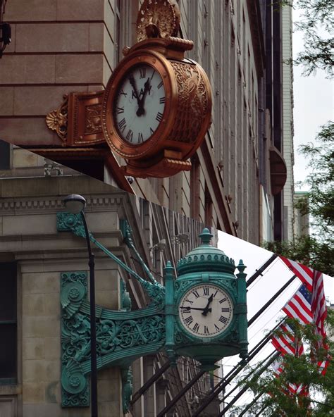 clocks   streets  chicago clock antique wall clock clock tower
