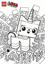 Lego Coloring Pages Unikitty Kids sketch template
