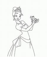 Tiana Coloring Pages Comments Princess sketch template
