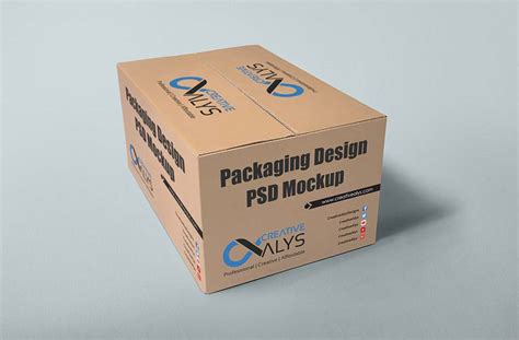 carton packaging design psd mockup creative alys