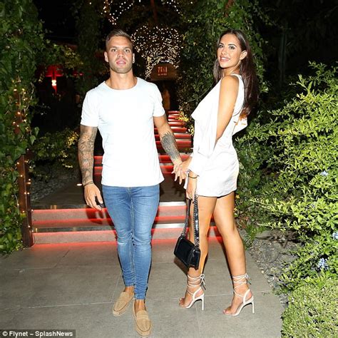 love island s jess shears and dom lever kiss in ibiza daily mail online