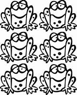 Frog Bookmarks Rely Freekidscrafts Frogs Galery Recycled sketch template
