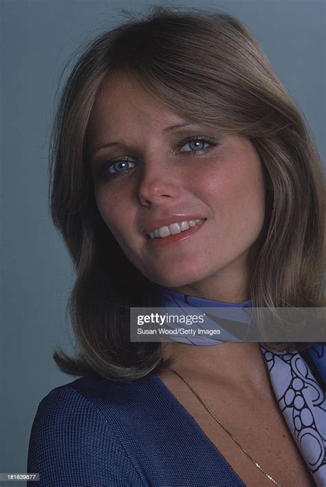 portrait of american model and actress cheryl tiegs as she poses