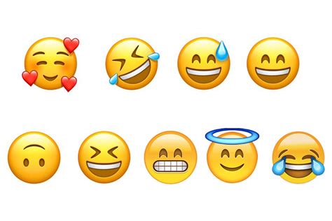face emojis    open mouth smiley