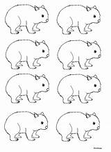 Wombat Stew Storytime sketch template