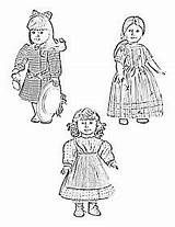 Coloring Pages American Girl Doll Girls sketch template