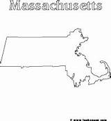 Coloring Massachusetts England Map Pages Vacation Leehansen Geography sketch template