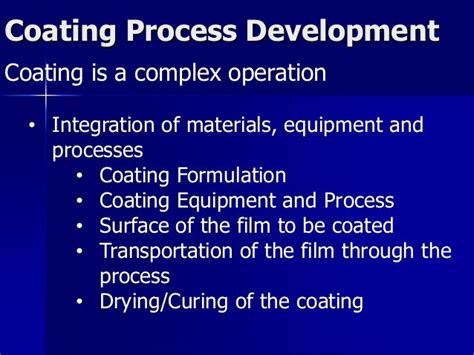 coating processes
