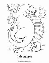 Spinosaurus Coloring Pages Popular Coloringhome sketch template