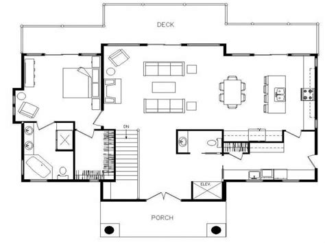 open floor plans  ranch style homes deepnot grondplan floorplan moderne