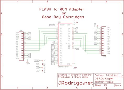 diy  game boy flash cartridge   rom adapter board jrodrigo